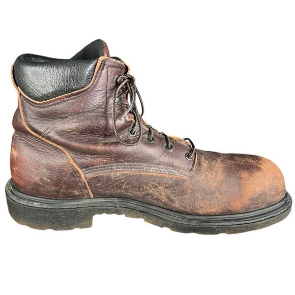 Red Wing Men’s Dynaforce Brown Narrow Steel Toe lace Up Work Boot Size US 14 B main image 7